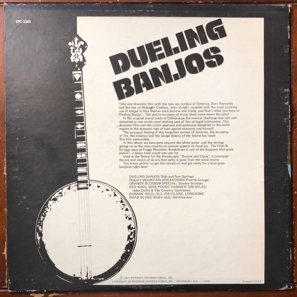 Various Artists The Hit Theme Dueling Banjos Vinyl Lp '73 - Picture 4 of 6